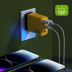 <span class=keywords><strong>Cargador</strong></span> Rápido USB C <span class=keywords><strong>de</strong></span> Alta Potencia <span class=keywords><strong>de</strong></span> 240 W con 5 Puertos PD y QC30, Adaptador <span class=keywords><strong>de</strong></span> Pared para Teléfono Móvil, Tableta, Portátil, Enchufe EU, US, UK - Product Image 2