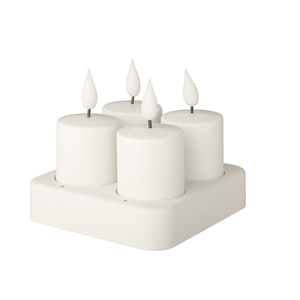 KSWING White Electronic LED Flameless Candle <strong>Lights</strong> Rechargeable <strong>Tea</strong> <strong>Light</strong> for Home Decoration <strong>Christmas</strong> New Year Celebration - Product Image 5