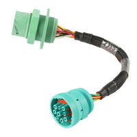 Cable adaptador de 16 pines hembra a J1939 Tipo 2 macho SAE J1939 lector de código hembra de 9 pines