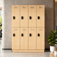 Casier de rangement compact en stratifié HPL Cartmay pour vestiaires scolaires, gymnases et salles de sport