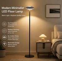 Lámpara de Pie con Proyector RGB, Lámpara LED de 36W con Control Remoto WiFi para Sala de Estar, Dormitorio, Habitación Infantil, Sala de Juegos