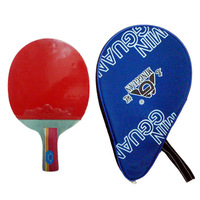 Ensemble de raquettes de tennis de table de qualité, 2 pièces/lot, double face, picots courts et longs, manche long et court, avec sac et 3 balles