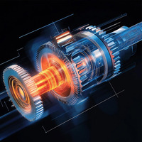 Roulement à rouleaux coniques croisés de précision XR, précharge réglable, faible friction, pour articulation de robot et équipement d'automatisation