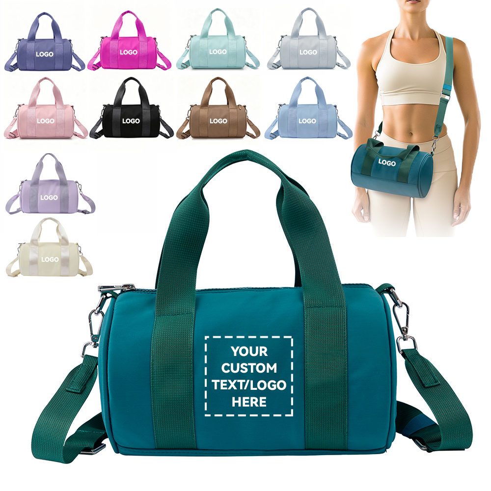 Lightweight Small Waterproof Nylon Mini Barrel Duffle
