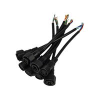Câble d'alimentation industriel étanche IP67, câble conducteur en cuivre pur avec bornes étamées pour le câblage des équipements