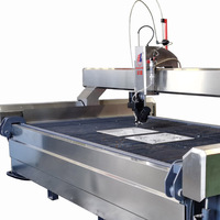 Machine de découpe de pierre à jet d'eau hydro-abrasif à haute pression à 5 axes HUALONG Stonemachinery pour la vente