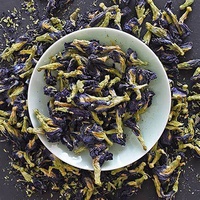 Fleur de pois papillon bleue séchée, herbes, thé santé, recettes, colorant alimentaire, antioxydants, anti-âge