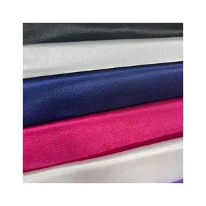 100% Polyester Twill lụa mikado satin vải cho váy cưới