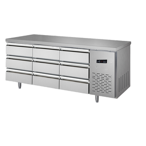 <b>Freezer</b> Refrigerator Dual Airbag Sealing Micro-Pore Foam Layer Smart Temperature Control Air Cooling 2-Door for Restaurant Use - Product Image 1