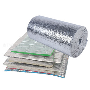 Aislamiento térmico reflectante, autoadhesivo, resistente al fuego, espuma XPe EPE con rollo de hoja de papel de aluminio para techos
