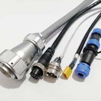 Carcasa de Latón, Contactos de Latón, Conectores M8 M12 M16, Cable de Extensión para Aplicaciones Aeroespaciales