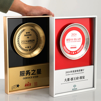 Plaque Métallique Personnalisable en Aluminium pour Récompense d'Entreprise, Écologique, Gravée, avec Impression UV, Cadeaux de Bienvenue WDY-0471