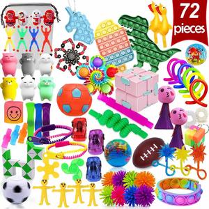 Autistic Sensory Toy Set Bulk Stocking Stuffers Carnival <b>Treasure</b> <b>Box</b> Classroom Prizes Gifts Party Favors for Kids Fidget Toys - Product Image 1
