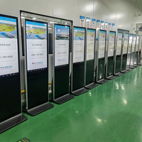 43 Zoll Bodenständer LCD-Touchscreen Werbedisplay Vertikaler Kiosk Touchscreen für Einkaufszentren