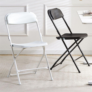 Sillas Plegables Blancas para Eventos de Jardín al Aire Libre con Diseño Moderno para Bodas y Banquetes al por Mayor - Product Image 3