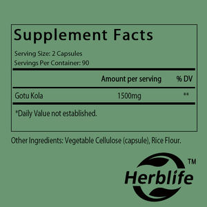 Cápsulas de Gotu Kola 1500mg, Venta Caliente OEM/ODM |   180 unidades |   Sin OMG, Sin Gluten |   Extracto de Hierbas Tradicionales, Apoyo Inmunológico - Product Image 2