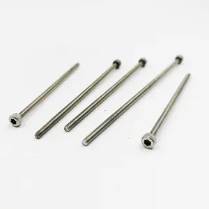 Stainless steel hex socket drive bolts with full thread Hex Socket Cap Head Long Screw Oem