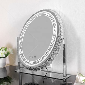 <span class=keywords><strong>Espejo</strong></span> <span class=keywords><strong>de</strong></span> Maquillaje LED Moderno con Diamantes, Tres Colores, Regulable, para <span class=keywords><strong>Mesa</strong></span> <span class=keywords><strong>de</strong></span> Tocador, Ideal para Apartamentos, Hoteles, Regalo <span class=keywords><strong>de</strong></span> Cumpleaños - Product Image 4