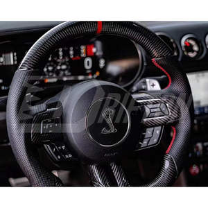 Volante de Fibra de Carbono Personalizado Mustang para Ford Mustang Gen6 S550.2 2018-2023 - Product Image 2