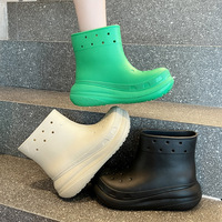 DERAN OEM femmes INS Style bottes imperméables à la mode bottes courtes décontractées pour les nouvelles bottes de pluie de conception simple pour les jours de pluie