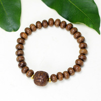 Abacus portatif DIY en perles d'agarwood pour attirer la richesse