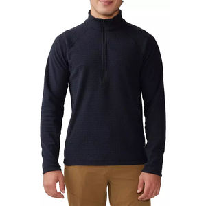 Sudadera de punto informal de golf con cremallera y estampado de otoño para hombre de poliéster 100% personalizada con borde acanalado - Product Image 2