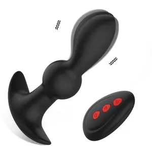 BC factory high quality remote control wireless 10 modes sex toys for men and women vibrating anal plug provide