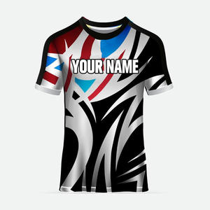 Seragam Sepak Bola Musim Panas 2023 Jersey Kustom Latihan Olahraga untuk Pria Cetak Sesuai Permintaan Sublimasi Nama Kaos Fitness - Product Image 4