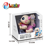 LK Toys Chat Robotic Interactif Électrique Télécommandé Jouet Intelligent pour Enfants en Plastique