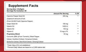 Oem באיכות גבוהה <span class=keywords><strong>Cayenne</strong></span> פלפל softgel קפסולות תוספת צמחים לקדם בריאות העיכול שווה ערך 3000 מ ג - Product Image 2