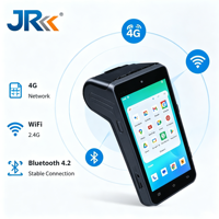 Terminal POS Inteligente JR SP580 con Android 14, Lector de Tarjetas IC Sin Contacto, PDA de Mano para Pagos en Comercios Minoristas
