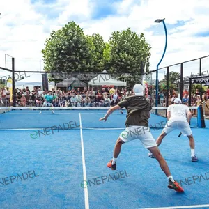 The Sporting Haven: Panoramic Padel Tennis Courts On Artificial Grass.