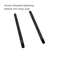 Goupille de positionnement pour l'installation d'étanchéité d'huile étendue, en acier au carbone 45, phosphatée noire, outil de réparation fileté
