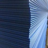 Plaque en polypropylène alvéolaire recyclable OEM ODM, feuille de plastique ondulé, découpe sur mesure, feuilles alvéolaires en polypropylène renforcé