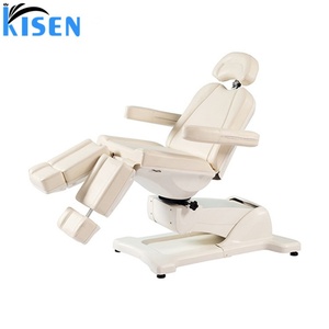 Sofa Bed Three Section Adjustable White Beauty Salon Furniture High Adjustable Spa Electric 5 Motors Massage Lash Bed Recliner - Product Image 2
