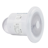 Ventilateur d'extraction électrique pour salle de bain, puissant et silencieux, bidirectionnel, mural, avec roulement à billes et conception axiale pour conduit