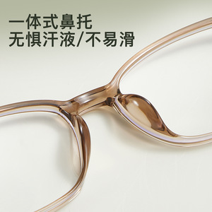 Monture de lunettes carrée TR5804 anti-lumière bleue, monture complète unisexe, verres en acrylique, origine Danyang - Product Image 3