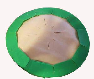 Bouclier de <span class=keywords><strong>tarte</strong></span> réglable en silicone de qualité alimentaire Couvercle de croûte de <span class=keywords><strong>tarte</strong></span> Bouclier de croûte de <span class=keywords><strong>tarte</strong></span> en silicone Protecteur de croûte Moule de <span class=keywords><strong>cercle</strong></span> de pizza - Product Image 1