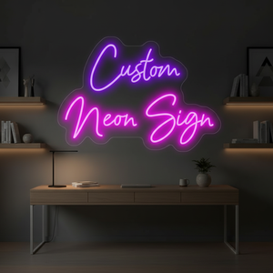 Dropshipping sans MOQ, livraison rapide, enseigne au néon personnalisée en usine et enseigne au néon Joyeux <span class=keywords><strong>Anniversaire</strong></span>, enseigne au néon sur mesure pour mariage et décoration de fête - Product Image 1