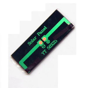 45mA แผงโซลาร์เซลล์5V poly- Si 58X23มม. แบบพกพา DIY ชาร์จแบตเตอรี่3.7V - Product Image 2