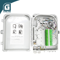 Boîtier de terminaison et de distribution optique extérieur Gcabling 24 ports pour câble de descente en fibre optique (FTB 24 ports)