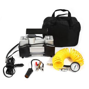 Logam Kecil Ban <span class=keywords><strong>Inflator</strong></span> Pompa Mini Portable Ban DC 12V Mobil Air Compressor, <span class=keywords><strong>Inflator</strong></span> Ban untuk Mobil - Product Image 1