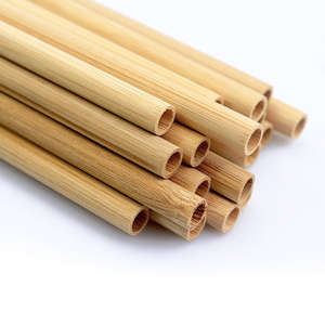 Degradable Bamboo <strong>Straws</strong> Non Plastic <strong>Straws</strong> Custom Logo Bamboo <strong>Straw</strong> With Bulk High Quality - Product Image 1