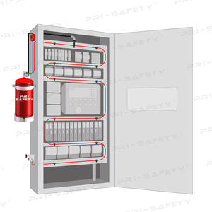 Système d'extinction d'incendie Pri-Safety Clean Gas Novec1230 FK-5112 FM200 Hfc 227ea <span class=keywords><strong>FM</strong></span> <span class=keywords><strong>200</strong></span> pour armoires électriques, prix d'usine - Product Image 4