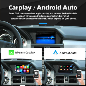 7 pulgadas coche Radio Carplay pantalla Multimedia Auto GPS BT WIFI <span class=keywords><strong>SIM</strong></span> para Mercedes GLK X204 2009-2015 - Product Image 2