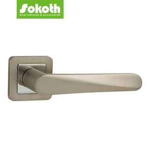 Poignées <span class=keywords><strong>de</strong></span> <span class=keywords><strong>porte</strong></span> en alliage d'aluminium <span class=keywords><strong>de</strong></span> conception européenne à levier, très vendues, pour portes intérieures en bois - Product Image 3