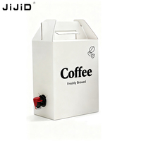 JIJID 1L 2L 3L 5LAseptic Sac à bavette pour vin dans une boîte en feuille d'aluminium PE Valve d'étanchéité pour vin boisson jus lait eau minérale emballage