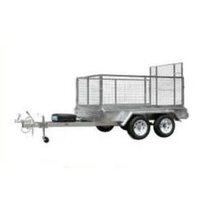 Single Axle Custom Car Trailer 2 wheel trailer strong box utility car trailers prices