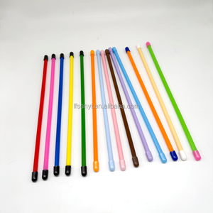 Pet Brinquedo gato Teaser Especial Tubo <span class=keywords><strong>Cap</strong></span> Fittings Plástico Duro Oco Tubo Tubos coloridos são equipados com Tampas coloridas - Product Image 4