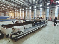 Máquina de Corte Láser de Fibra Económica 3015 con Mesa Intercambiable para Cortar Tubos y Placas Metálicas, Tubos de Acero, Hierro y Metal